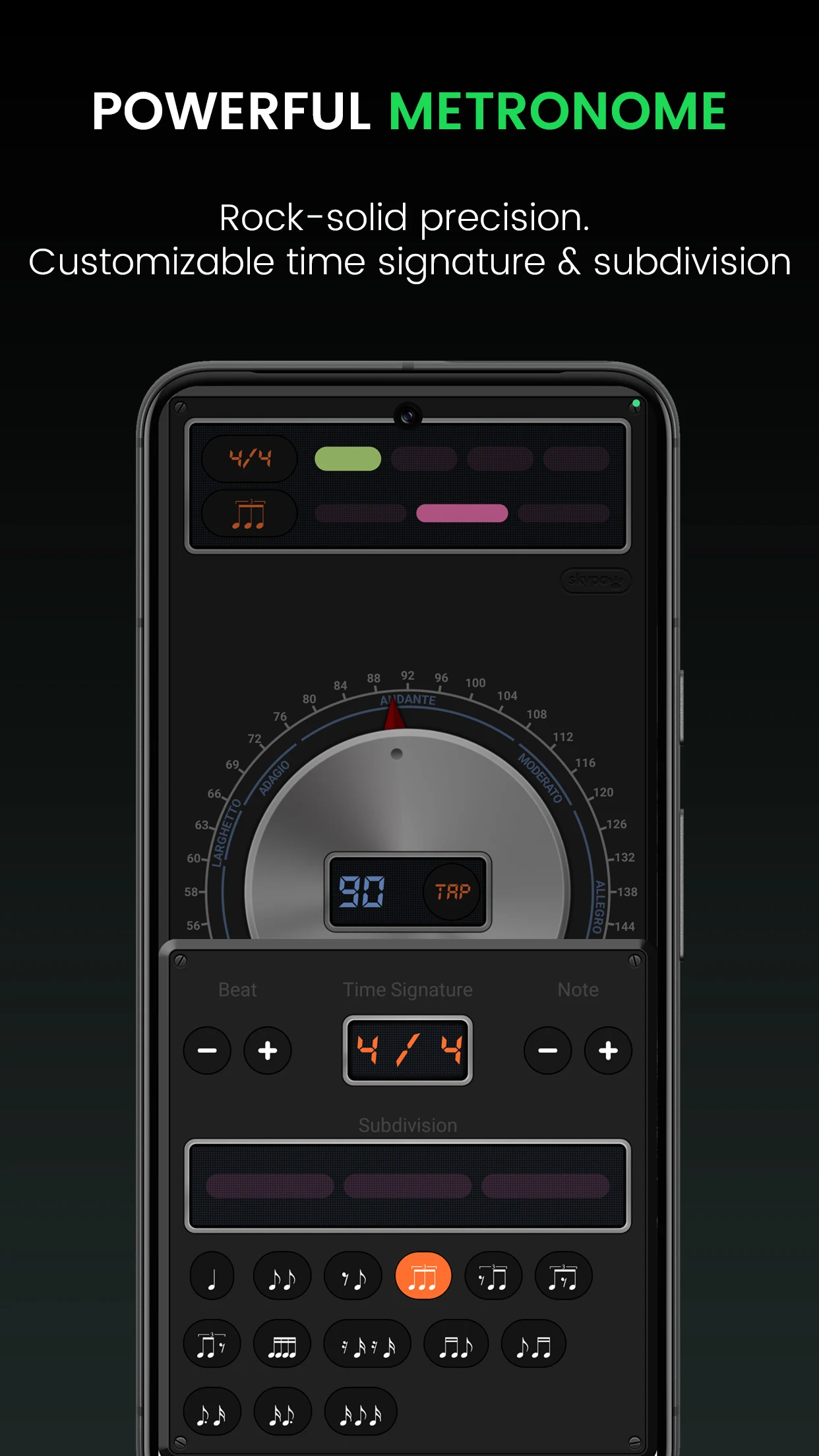 Metronome Tuner X - Pro Guitar screenshot